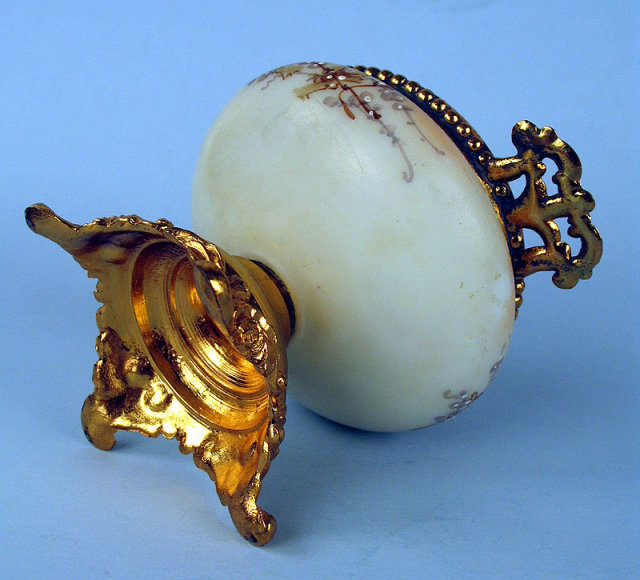 WAVE CREST C F MONROE DRESSER JAR ORMOLU MOUNTS