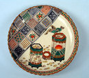 UNUSUAL JAPANESE EDO / MEIJI KO IMARI / KUTANI LOW BOWL