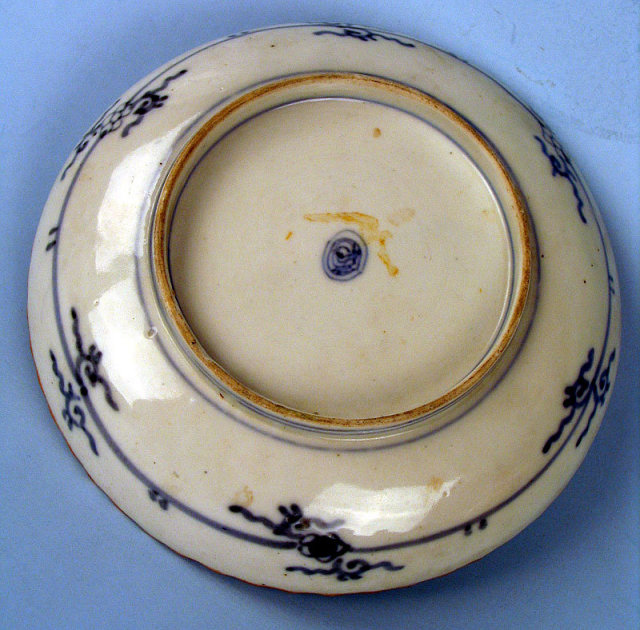 UNUSUAL JAPANESE EDO / MEIJI KO IMARI / KUTANI LOW BOWL