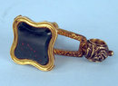 OUTSTANDING POCKET WATCH KEY FOB BLOODSTONE SEAL