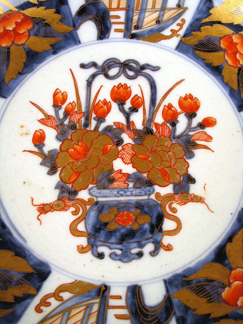 STUNNING JAPANESE MEIJI EDO IMARI OCTAGONAL BOWL