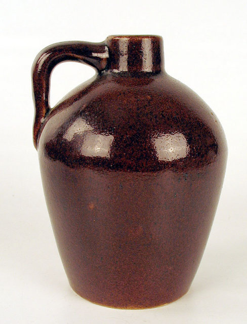 NICE ROYCROFT STONEWARE POTTERY JUG MAPLE SYRUP