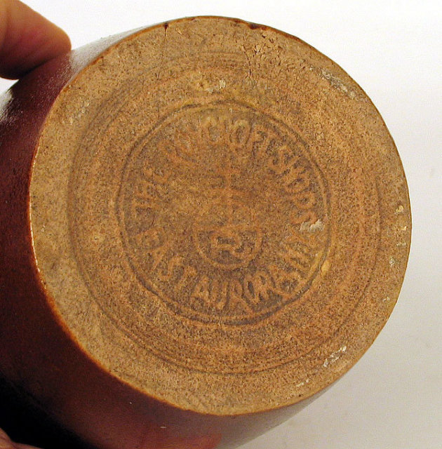 NICE ROYCROFT STONEWARE POTTERY JUG MAPLE SYRUP
