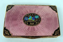 QUALITY ENAMEL STERLING SILVER AUSTRIAN ART DECO SNUFF BOX