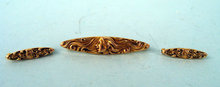 KREMENTZ ART NOUVEAU 14K GOLD BEAUTY PINS (3)