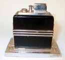 Ronson Art Deco Touch Tip and Watch Combo Rare