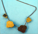 GREAT VICTORIAN 14K GOLD NECKLACE LIONS HEADS, RUBIES, DIAMONDS
