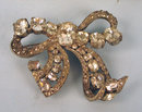 FINE EISENBERG LARGE BOW PIN / BROOCH IN ORIGINAL BOX