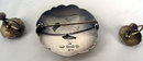 Georg Jensen Sterling Silver Brooch # 20 and Earrings #93 Complete Set