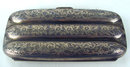OUTSTANDING VICTORIAN CIGAR STERLING SILVER CASE HOLDS 3