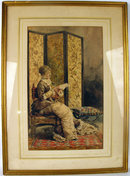 Outstanding Watercolor by Well Listed Artist Jose Maria Manresa