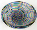 BEAUTIFUL,SIGNED VENINI MULTI-COLOR BOWL.ORIGINAL 1950'S