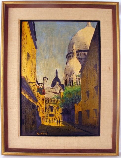 FINE OIL PAINTING LISTED KANSAS CITY ARTIST COAH HENRY