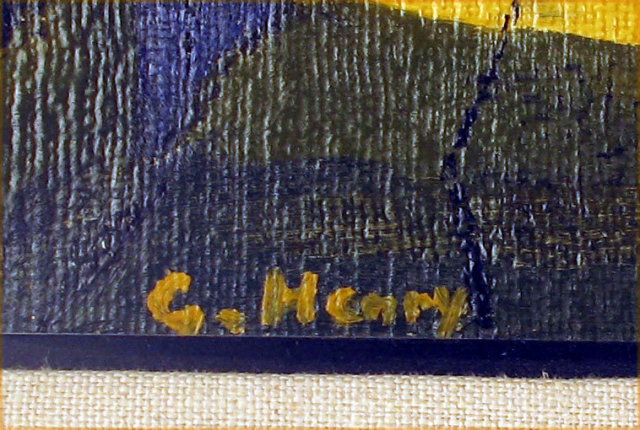 FINE OIL PAINTING LISTED KANSAS CITY ARTIST COAH HENRY