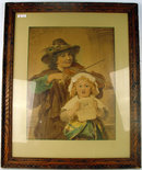STUNNING ITALIAN HAND TINTED CHROMOLITHOGRAPH