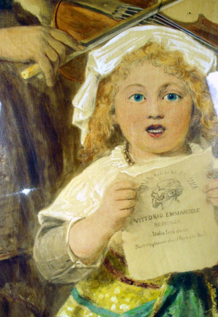 STUNNING ITALIAN HAND TINTED CHROMOLITHOGRAPH