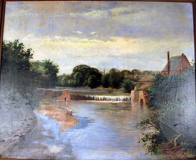 FINE REGIONALIST PAINTING WELL LISTED SWEDISH AMERICAN OLOF GRAFSTROM
