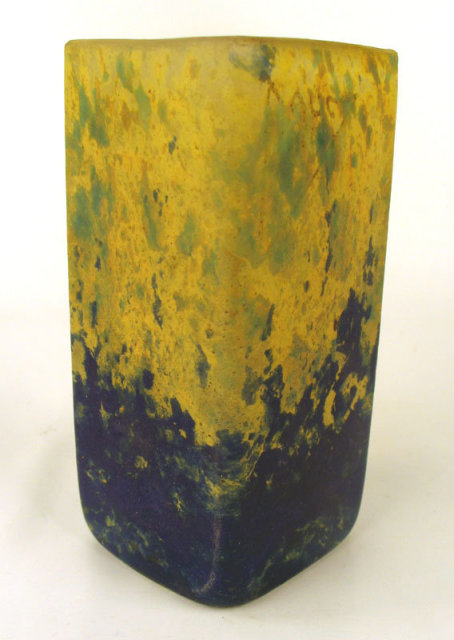 Fine Art Deco Daum Cameo style glass Vase