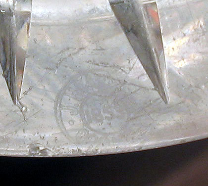 HIGH QUALITY SIGNED J HOARE TALL FLOWER VASE AMERICAN BRILLIANT CUT GLASS