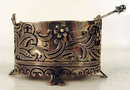 Fine Damaso Gallegos Mexican Taxco Sterling Silver Salt and Spoon