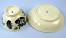 Dr Wall Period Worcester Tea Bowl Saucer Crescent Moon