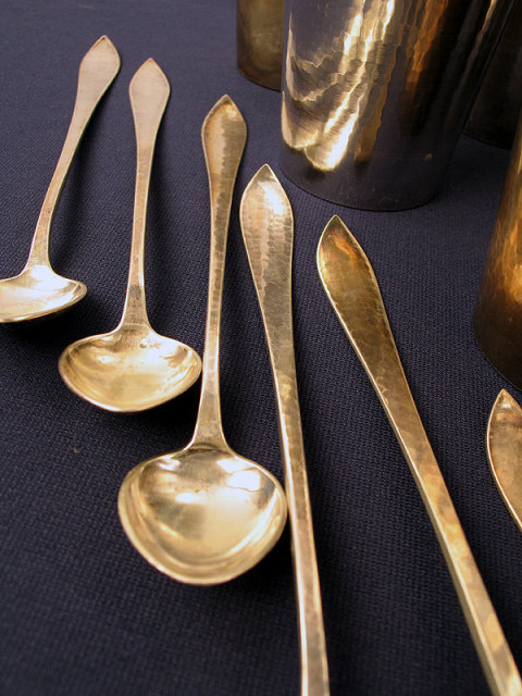 Kalo Shops Iced Tea Mint Julep Sterling Cups Teaspoons