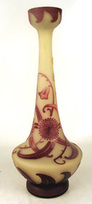 Loetz Richard Art Cameo Glass Vase French