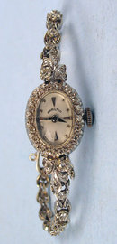 Ladies Hamilton 14k White Gold and 46 diamonds 1.25 TCW