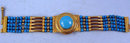 Outstanding Victorian 18K Persian Turquoise Bracelet