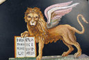 Rare Micromosaic St Mark Venice Lion Italian Plaque
