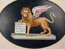 Rare Micromosaic St Mark Venice Lion Italian Plaque