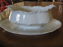 Haviland Limoges Gravyboat, White Ranson