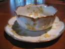 Haviland Limoges Ramekin cup & saucer,Schleiger 42-0