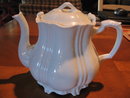 Haviland Limoges White Tea Pot w/lid