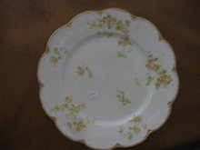 Haviland Limoges Dinner plate, yellow roses