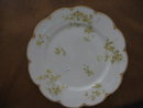 Haviland Limoges Lunch plate, yellow roses