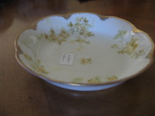 Haviland Limoges sauce bowl, yellow roses