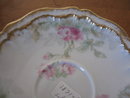 Haviland Limoges demitasse Cup & Saucer, pink roses