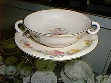 Haviland American Cream soup & underplate