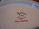Haviland Limoges 12 place set of cobalt & gold dinnerware