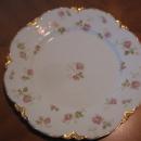 Haviland Limoges Luncheon Plate, pink roses