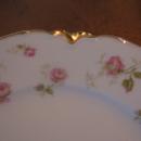 Haviland Limoges Luncheon Plate, pink roses