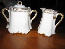 Haviland Limoges Creamer & Sugar