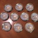 Haviland Limoges Monogrammed salt set of 10
