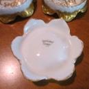 Haviland Limoges Monogrammed salt set of 10