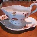 Haviland Limoges 2 piece sauceboat, circa 1870s