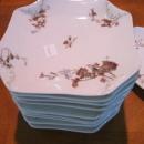 Haviland Limoges set of 12 Old Pansy salad plates