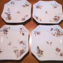 Haviland Limoges set of 12 Old Pansy salad plates