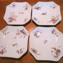 Haviland Limoges set of 12 Old Pansy salad plates