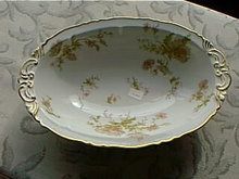 Haviland's Poppy, Limoges open oval vegetable bowl